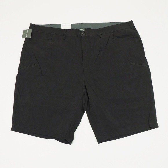 Eddie Bauer Other - New Eddie Bauer Rainier Chino Shorts Mens 50 Black Stretch Outdoor Hiking Tech